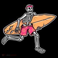 Skull Surfer Long Sleeve Shirt thumb 2