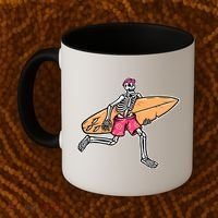 Skull Surfer Coffee Mug thumb 2