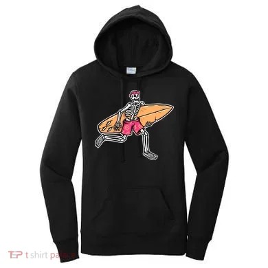 Skull Surfer Women's Hoodie