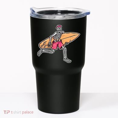 Skull Surfer Tumbler