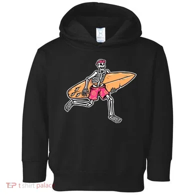 Skull Surfer Toddler Hoodie