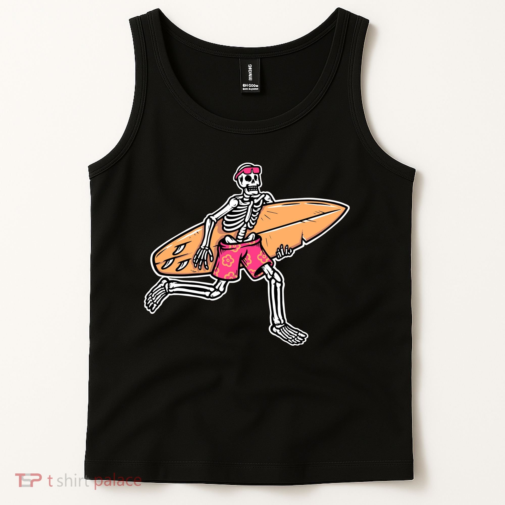 Skull Surfer Tank Top