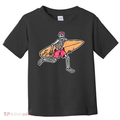 Skull Surfer Toddler T-Shirt