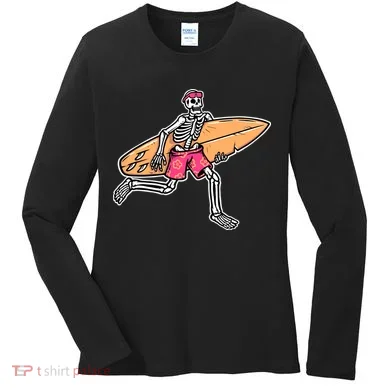Skull Surfer Women's Long Sleeve Shirt