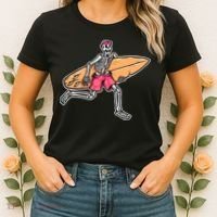 Skull Surfer Women's T-Shirt thumb 2