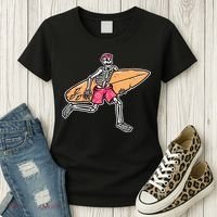 Skull Surfer Women's T-Shirt thumb 3