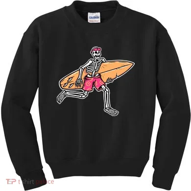 Skull Surfer Kids Sweatshirt