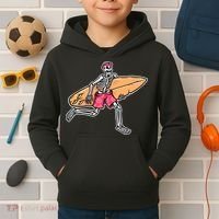 Skull Surfer Kids Hoodie thumb 2