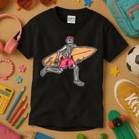 Skull Surfer Kids T-Shirt thumb 3