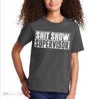 Shit Show Supervisor Funny Gift Kids T-Shirt thumb 2