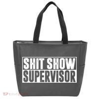 Shit Show Supervisor Funny Gift Tote Bag thumb 0