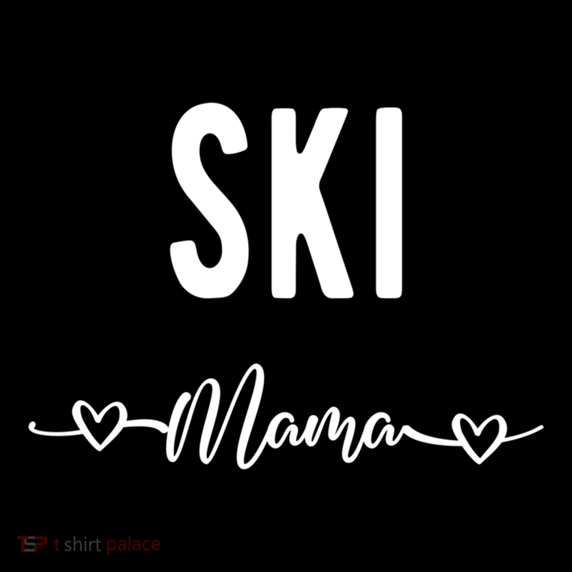 Ski Skier Skiing Mom Gift Women's Hoodie