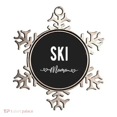 Ski Skier Skiing Mom Gift Ornament