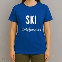 Ski Skier Skiing Mom Gift T-Shirt thumb 4