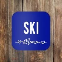 Ski Skier Skiing Mom Gift Coaster thumb 0