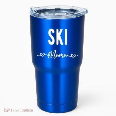Ski Skier Skiing Mom Gift Tumbler