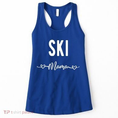 Ski Skier Skiing Mom Gift Women's Tank Top