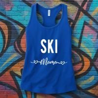 Ski Skier Skiing Mom Gift Women's Tank Top thumb 3