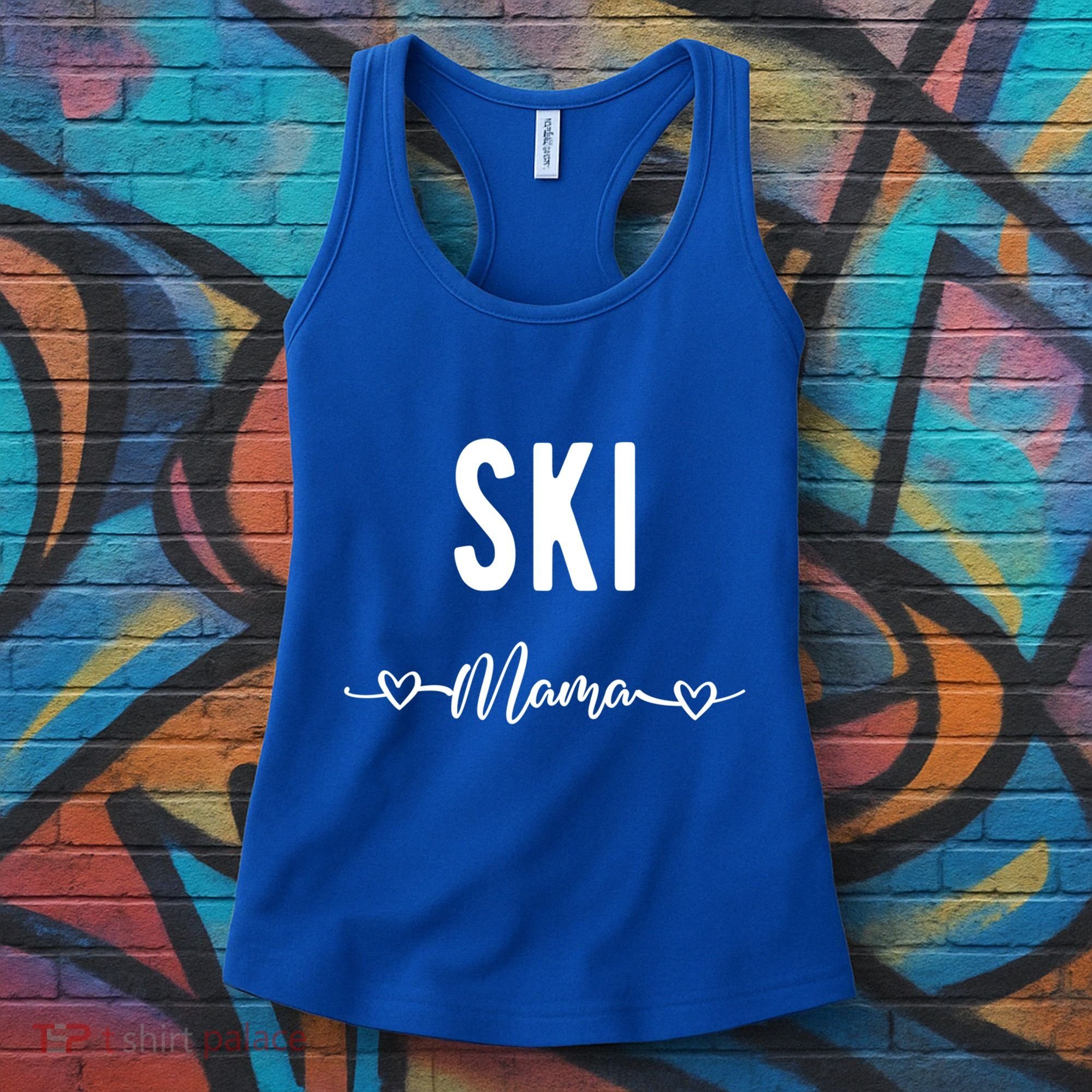 Ski Skier Skiing Mom Gift Women's Tank Top