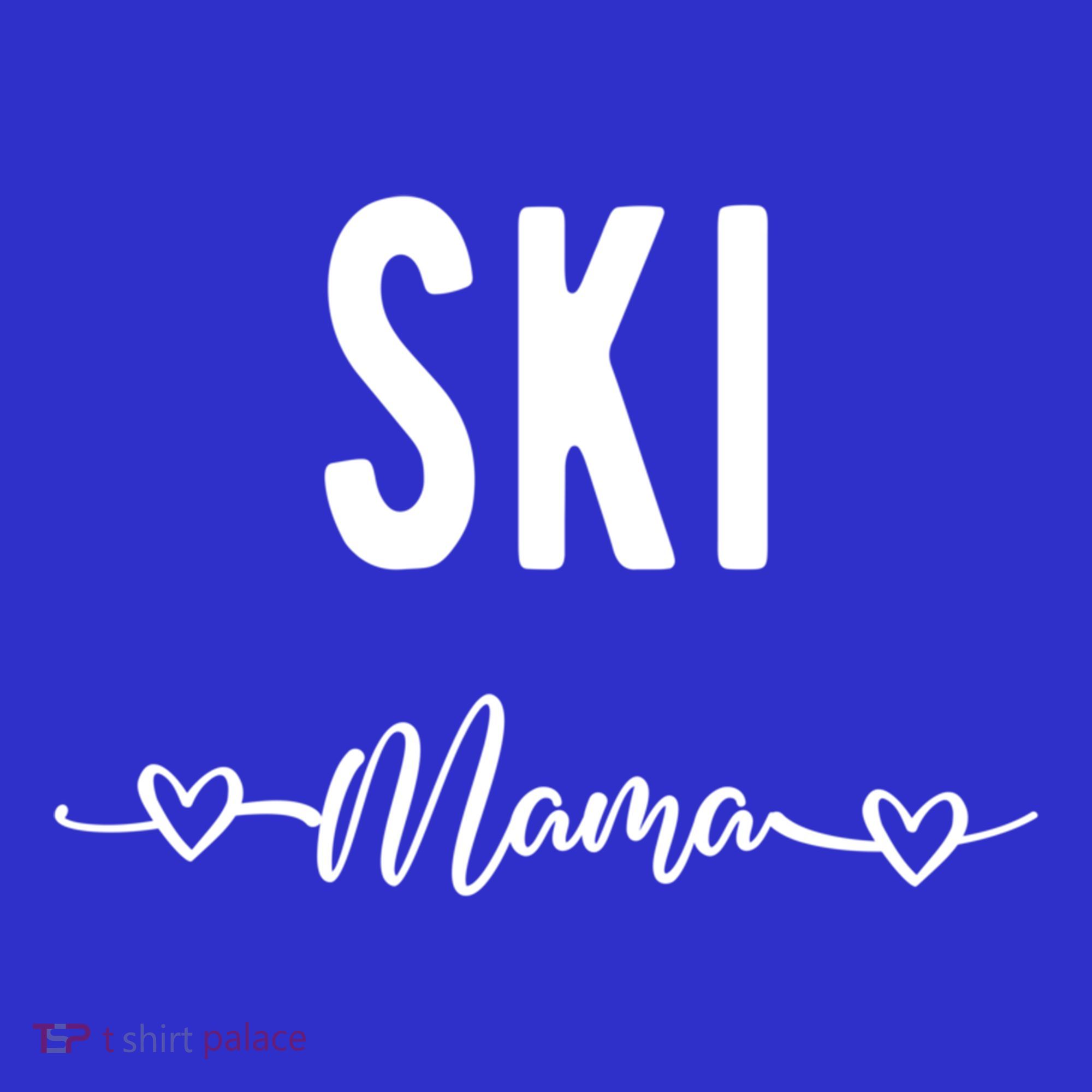 Ski Skier Skiing Mom Gift Toddler T-Shirt