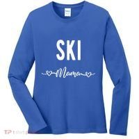 Ski Skier Skiing Mom Gift Women's Long Sleeve Shirt thumb 0