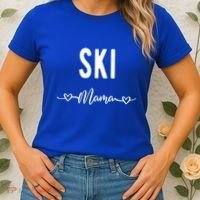 Ski Skier Skiing Mom Gift Women's T-Shirt thumb 2