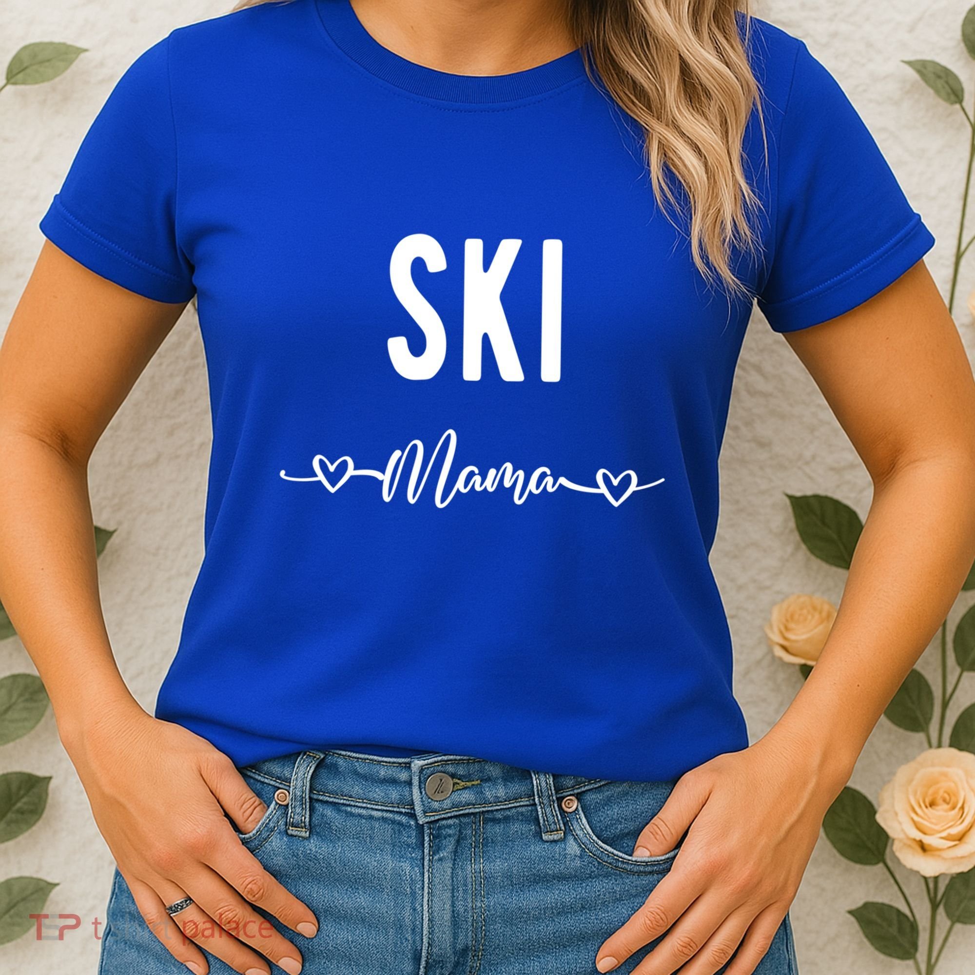 Ski Skier Skiing Mom Gift Women's T-Shirt