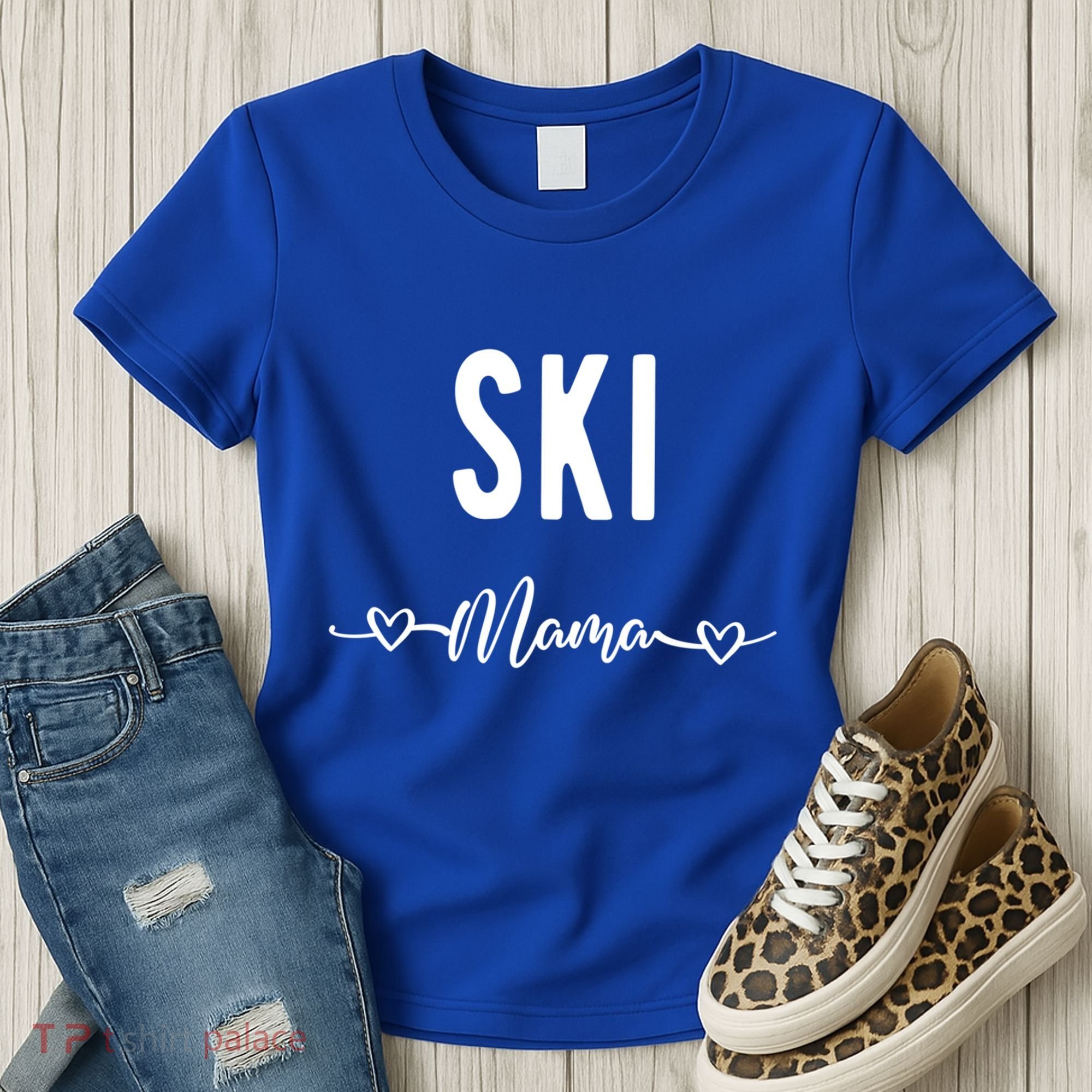 Ski Skier Skiing Mom Gift Women's T-Shirt