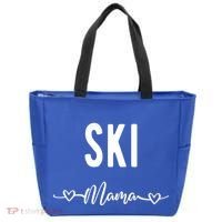 Ski Skier Skiing Mom Gift Tote Bag thumb 0
