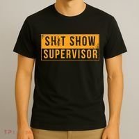 Shit Show Supervisor Funny Vintage T-Shirt thumb 3