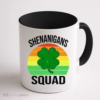 Shenanigans Squad Coffee Mug back
