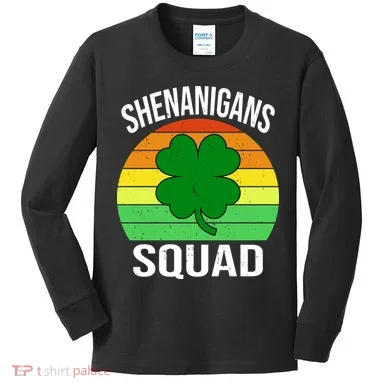 Shenanigans Squad Kids Long Sleeve Shirt