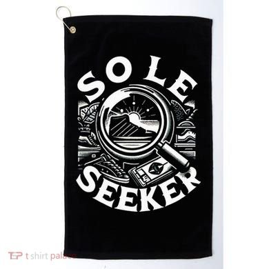 Sole Seeker Shoe Collector Sneakerhead Golf Towel