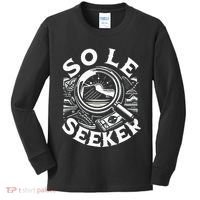 Sole Seeker Shoe Collector Sneakerhead Kids Long Sleeve Shirt thumb 0