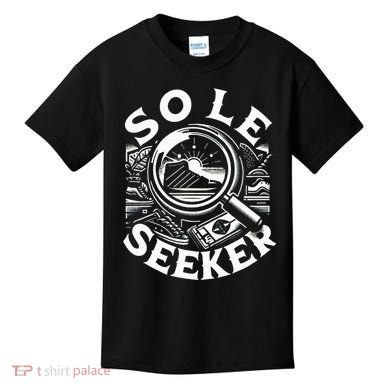 Sole Seeker Shoe Collector Sneakerhead Kids T-Shirt
