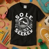 Sole Seeker Shoe Collector Sneakerhead Kids T-Shirt thumb 3