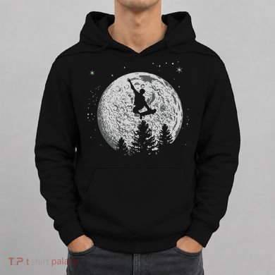 Skater Skateboarder Skateboard Moon Skateboarding Gift Hoodie