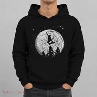 Skater Skateboarder Skateboard Moon Skateboarding Gift Hoodie thumb 0