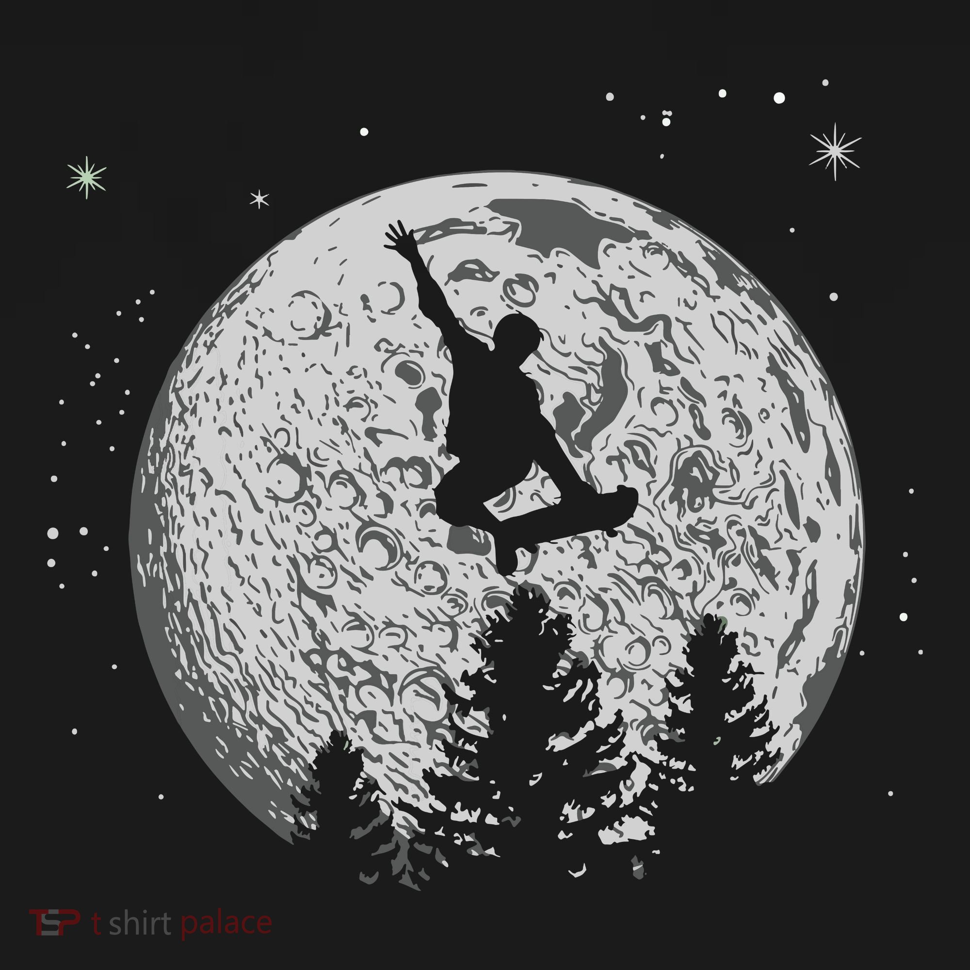 Skater Skateboarder Skateboard Moon Skateboarding Gift Bucket Hat