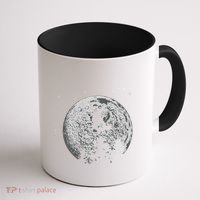Skater Skateboarder Skateboard Moon Skateboarding Gift Coffee Mug thumb 1