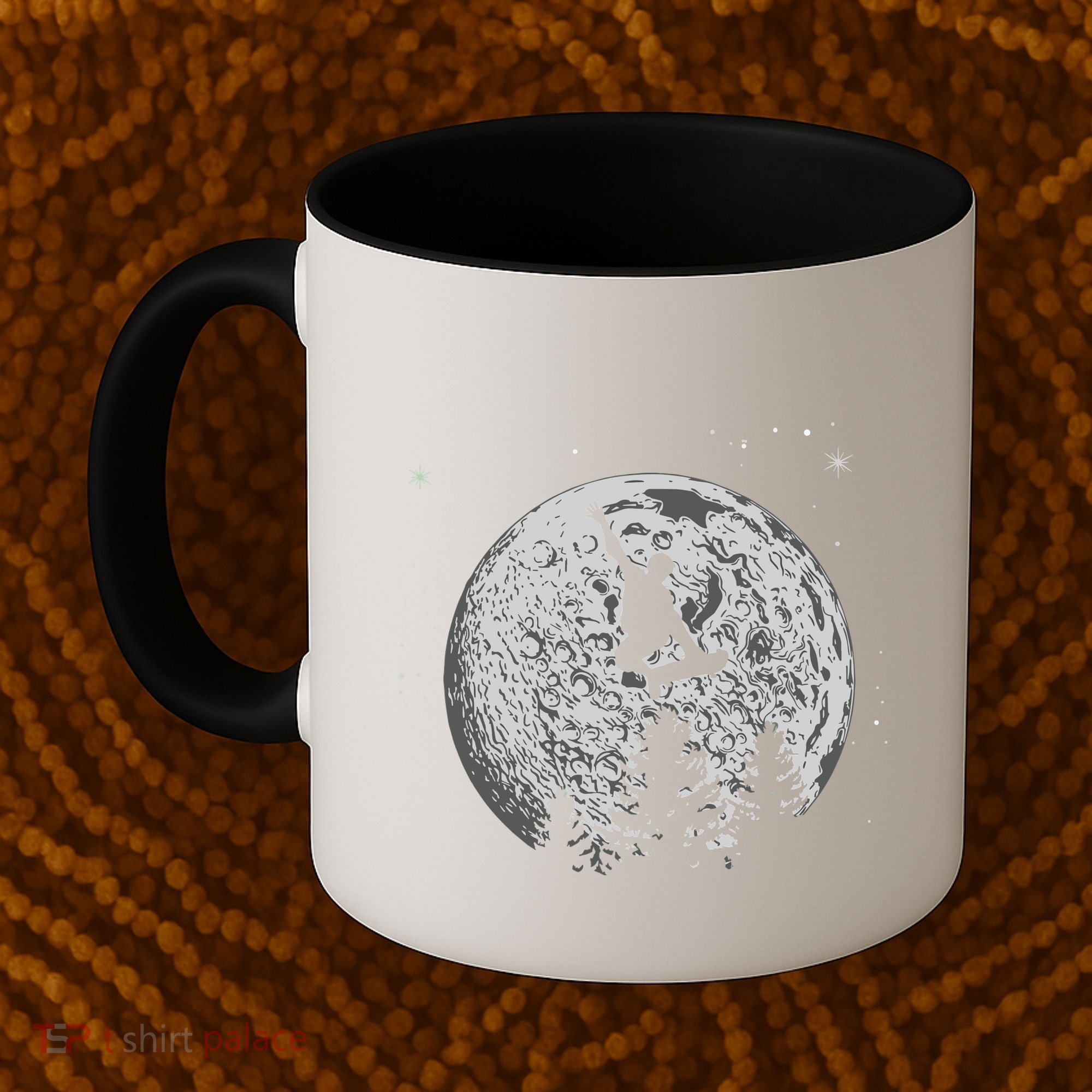 Skater Skateboarder Skateboard Moon Skateboarding Gift Coffee Mug