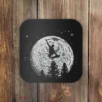 Skater Skateboarder Skateboard Moon Skateboarding Gift Coaster thumb 0