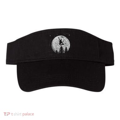 Skater Skateboarder Skateboard Moon Skateboarding Gift Visor