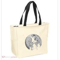 Skater Skateboarder Skateboard Moon Skateboarding Gift Tote Bag thumb 2