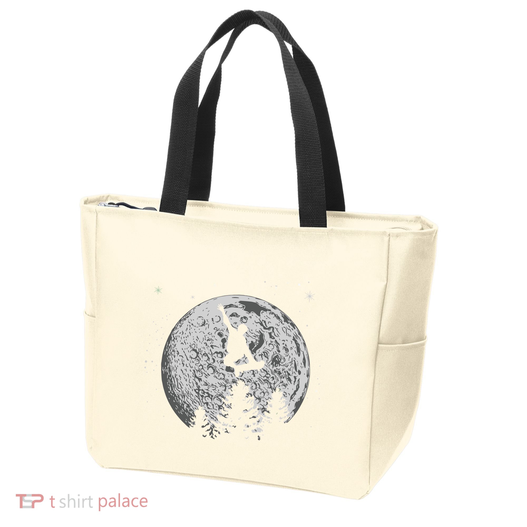 Skater Skateboarder Skateboard Moon Skateboarding Gift Tote Bag