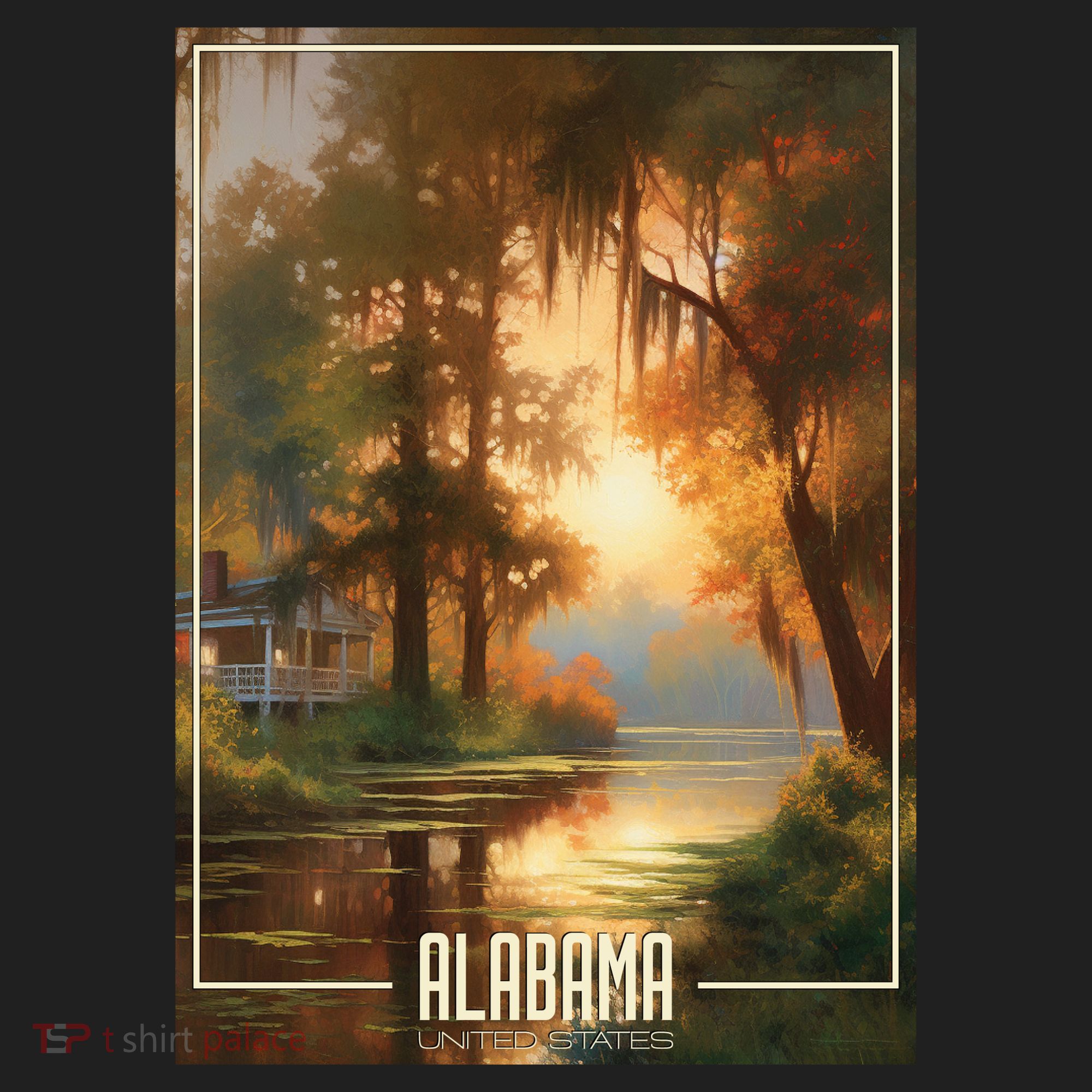 Serene Southern Sunset Alabama Women's Sweatshirt