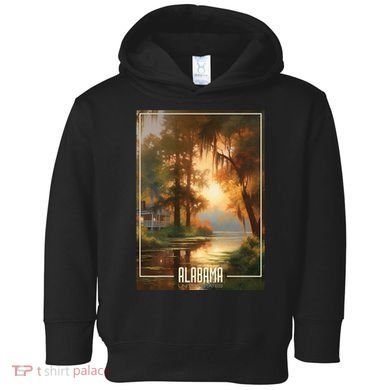 Serene Southern Sunset Alabama Toddler Hoodie