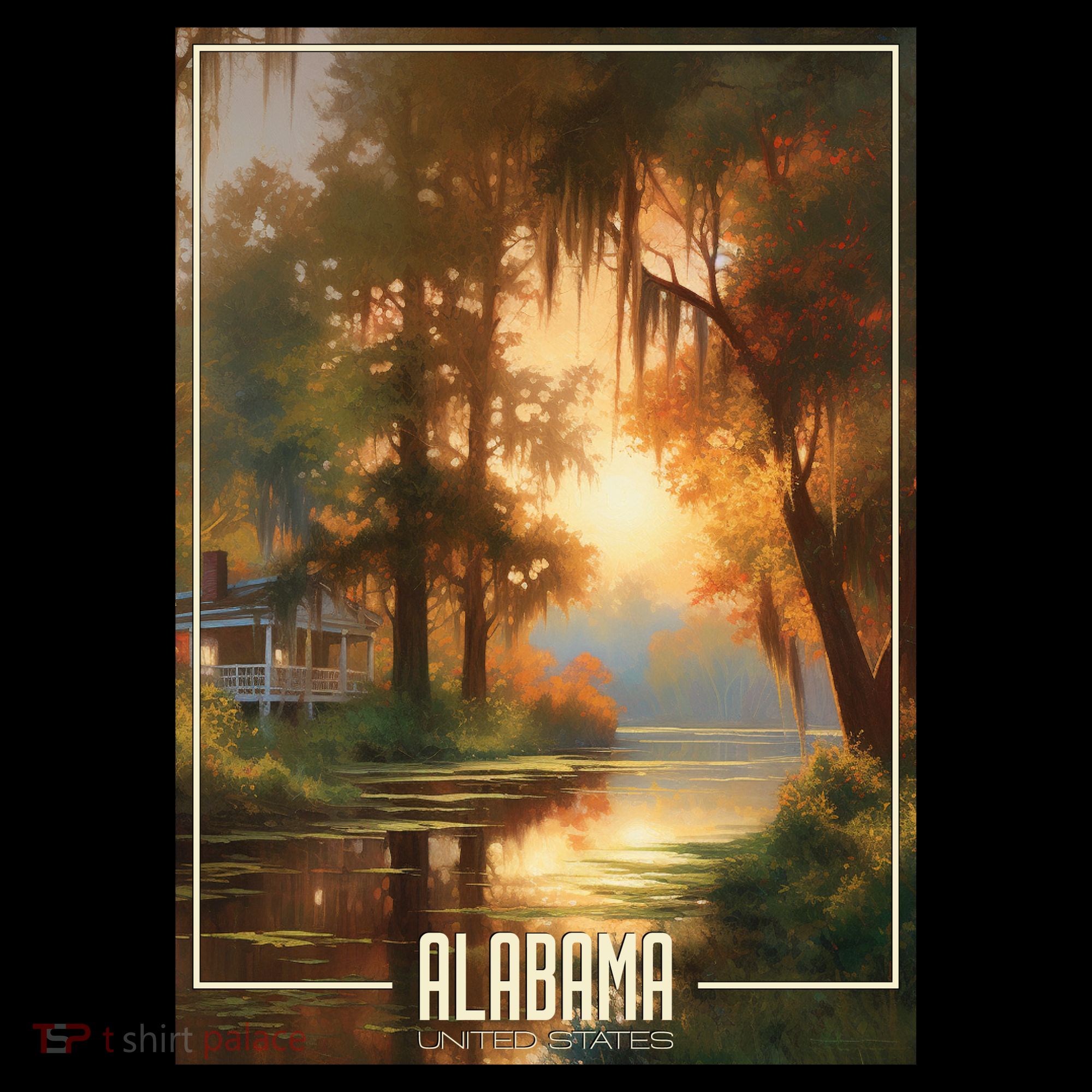 Serene Southern Sunset Alabama Toddler Hoodie