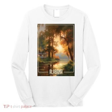 Serene Southern Sunset Alabama Long Sleeve Shirt