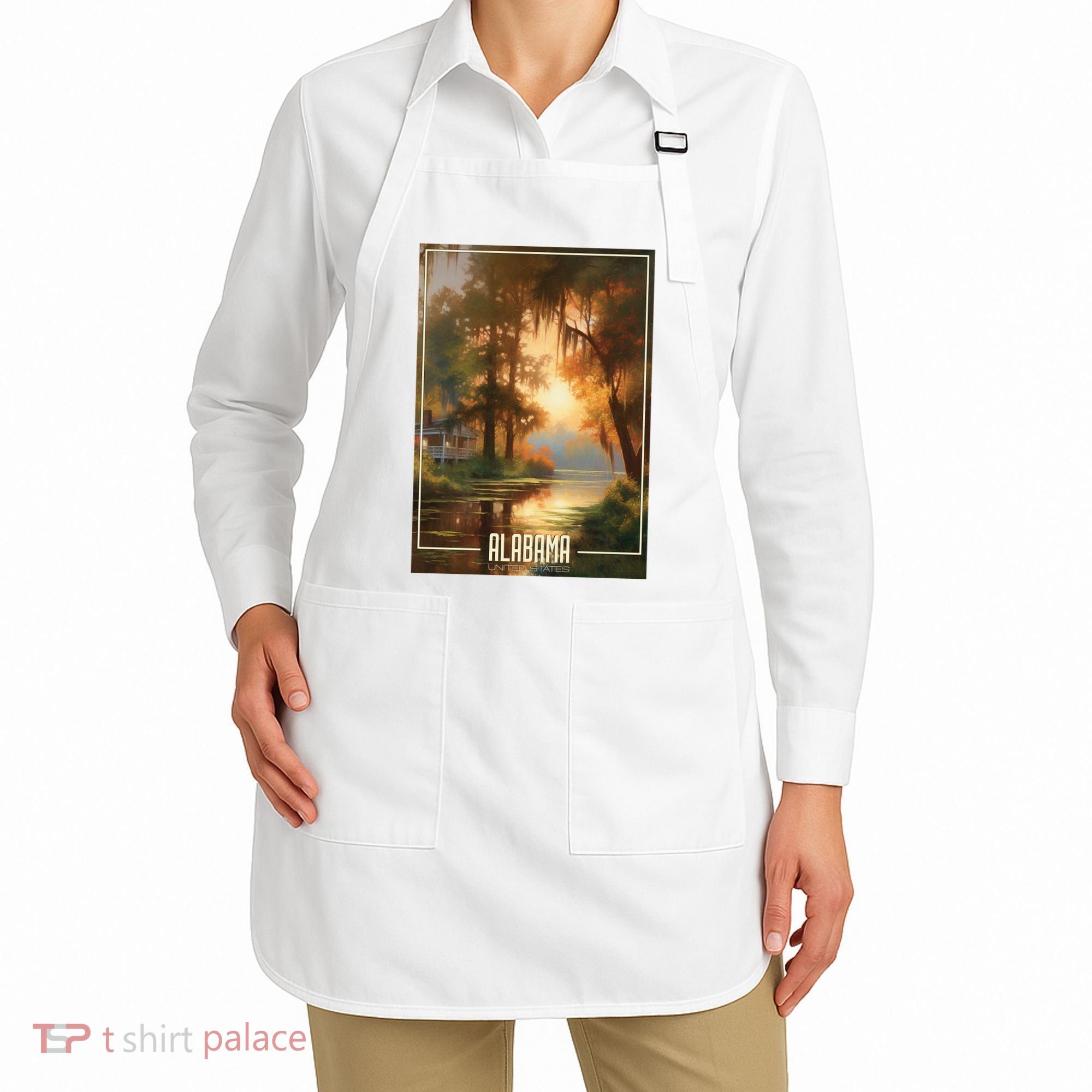 Serene Southern Sunset Alabama Apron